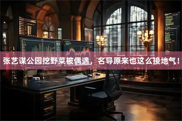 张艺谋公园挖野菜被偶遇，名导原来也这么接地气！